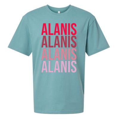 I Love Alanis First Name Alanis Sueded Cloud Jersey T-Shirt