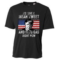 ID Love A Mean Tweet And $1.79 Gas Right Now American Flag Cooling Performance Crew T-Shirt