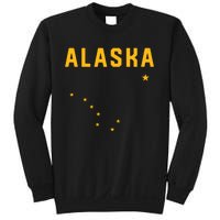 I Love Alaska Minimalist State Flag Sweatshirt