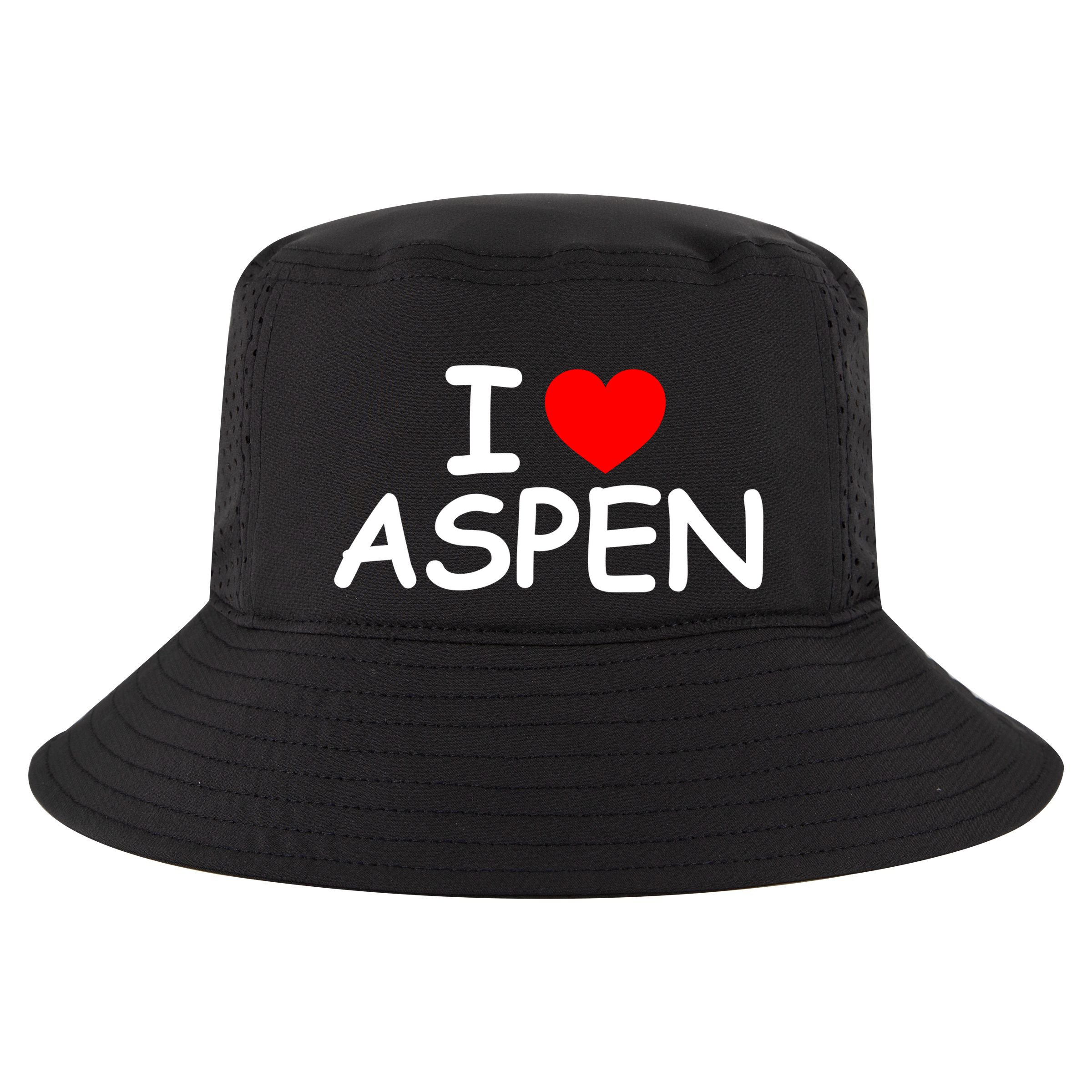 I Love Aspen Cool Comfort Performance Bucket Hat