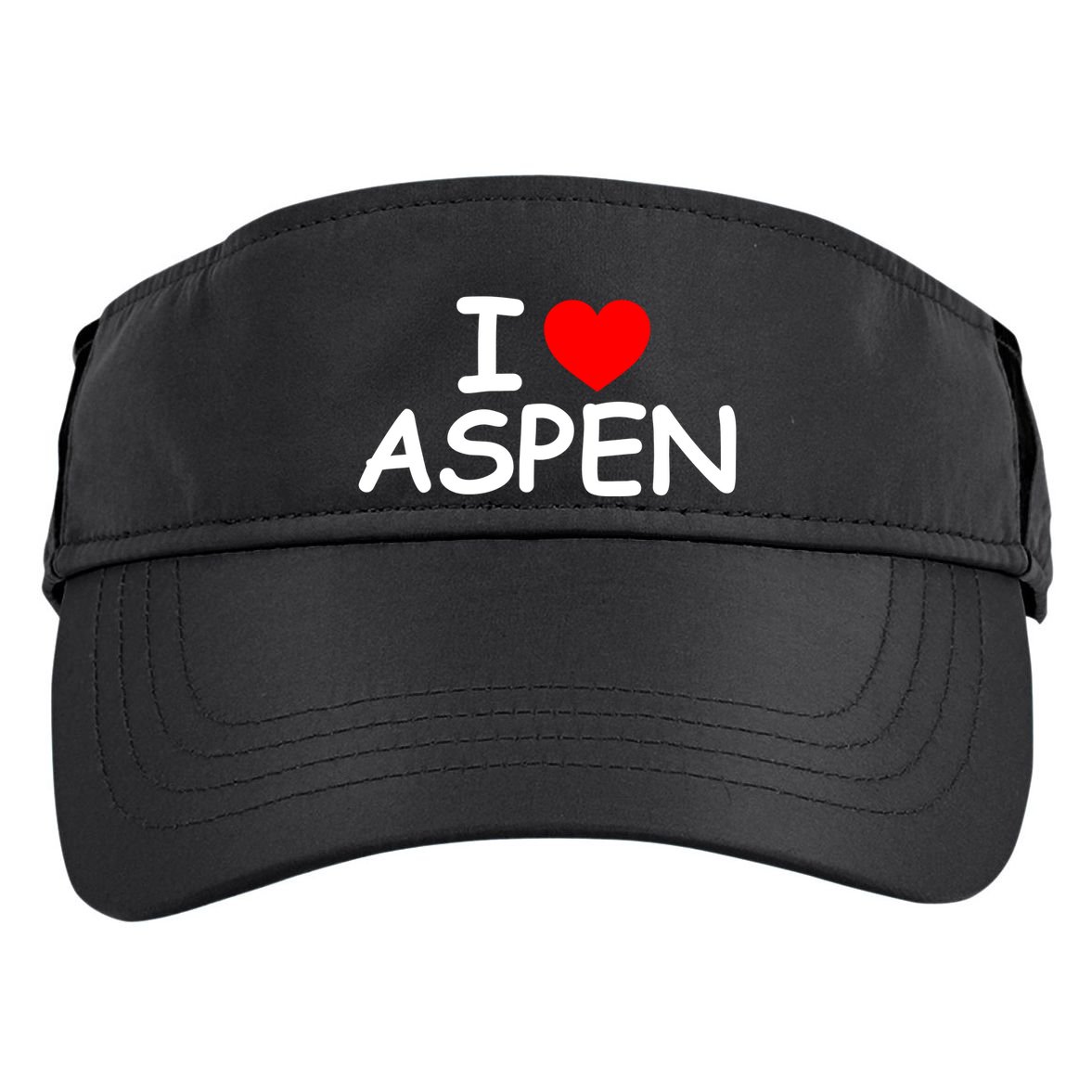 I Love Aspen Adult Drive Performance Visor