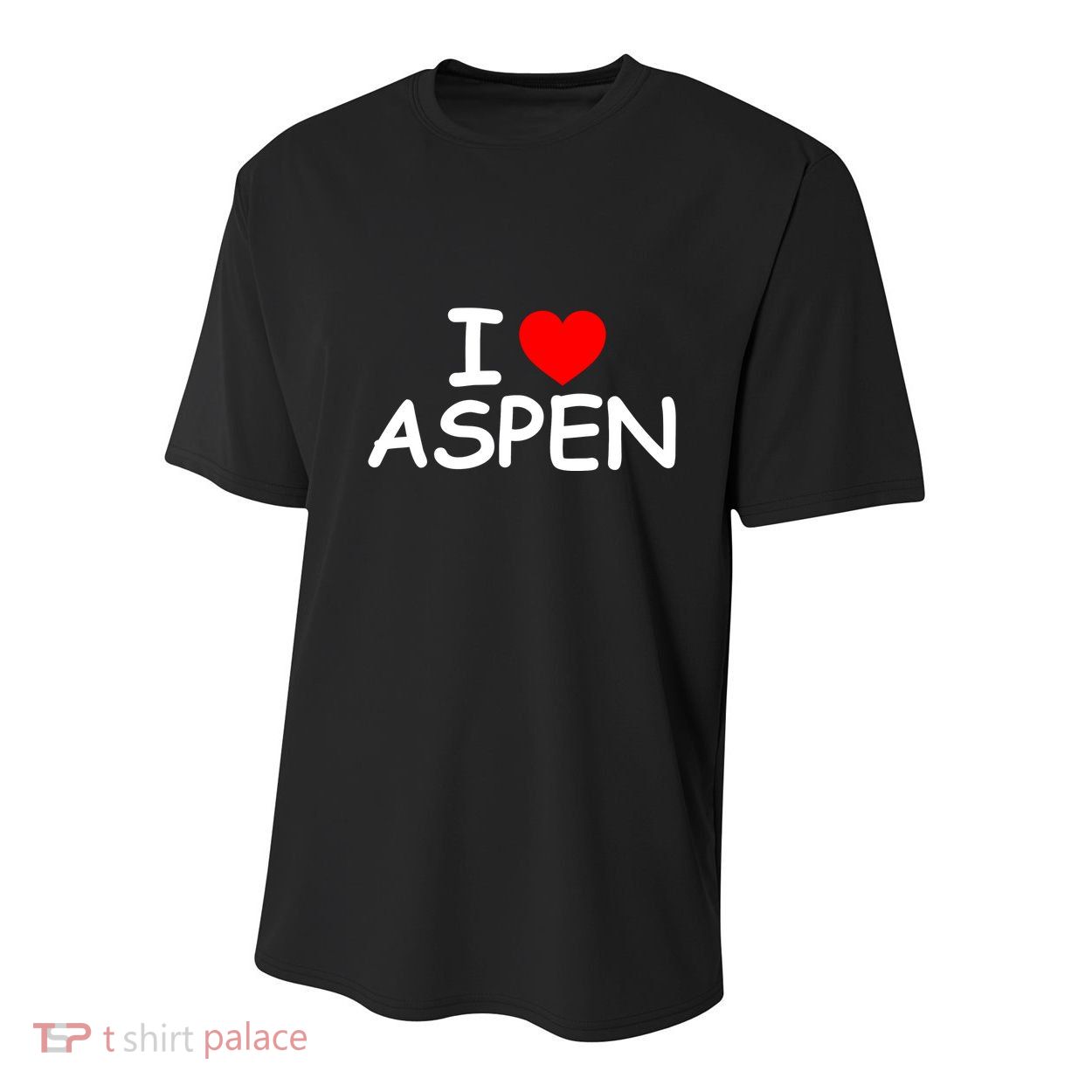 I Love Aspen Youth Performance Sprint T-Shirt