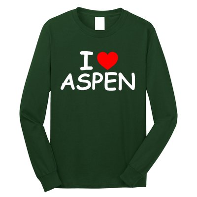 I Love Aspen Long Sleeve Shirt