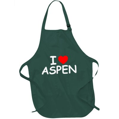 I Love Aspen Apron