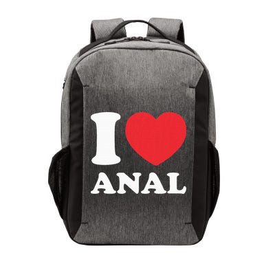 I Love Anal Viral Meme Funny Joke Naughty Urban Slang Butt Vector Backpack