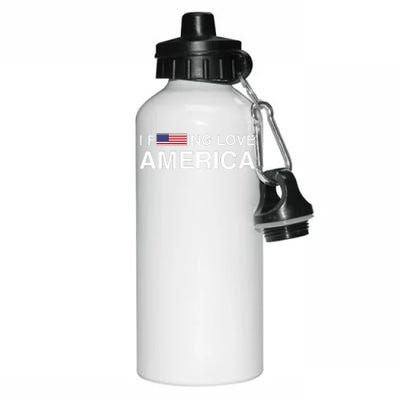 I love america  Aluminum Water Bottle