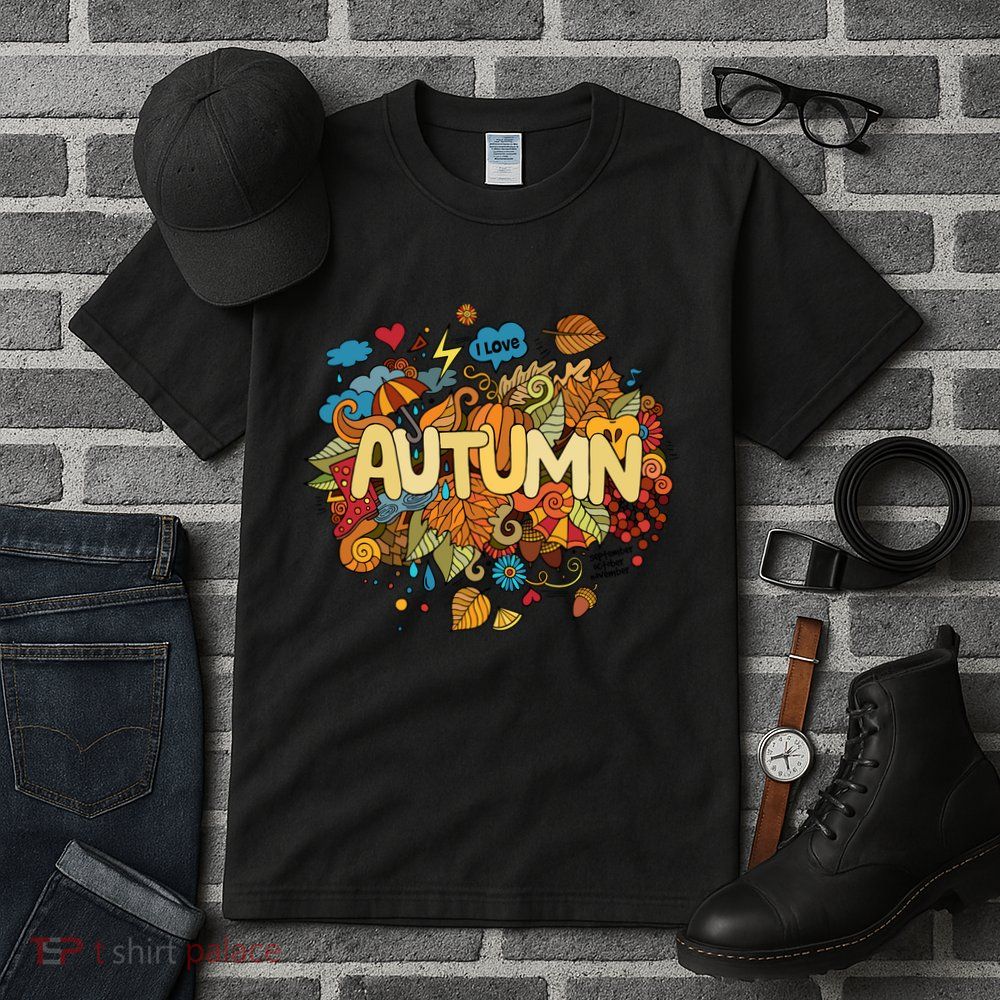 I Love Autumn Cute Gift Tall T-Shirt