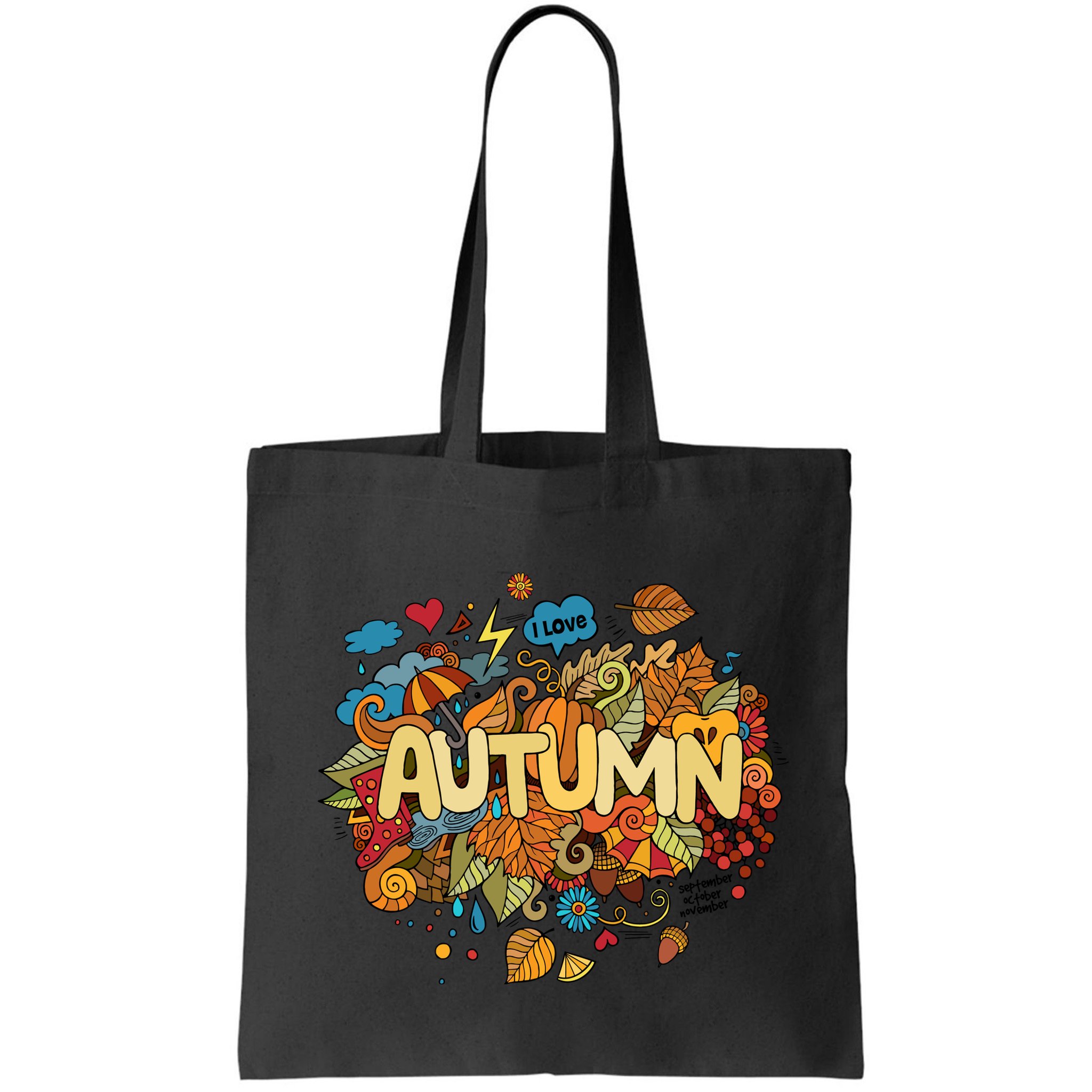I Love Autumn Cute Gift Bag
