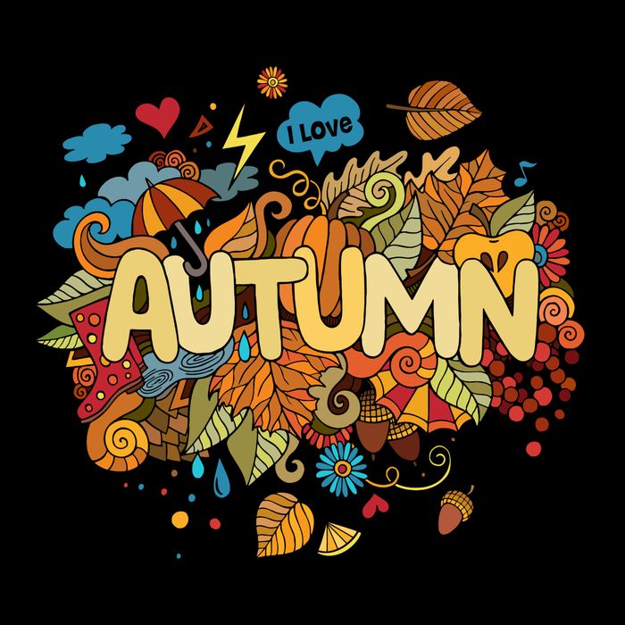 I Love Autumn Cute Gift Zip Tote Bag