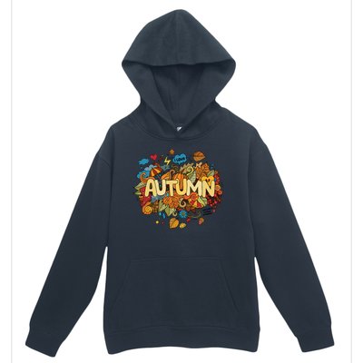 I Love Autumn Cute Gift Urban Pullover Hoodie