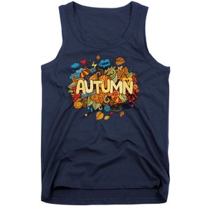 I Love Autumn Cute Gift Tank Top