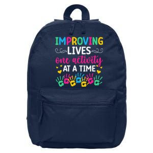 Improving Lives Activity Assistant Activities Assistant 16 in Basic Backpack