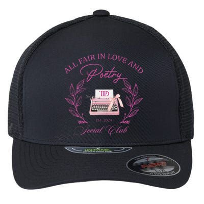 In Love And Poetry Social Club Flexfit Unipanel Trucker Cap