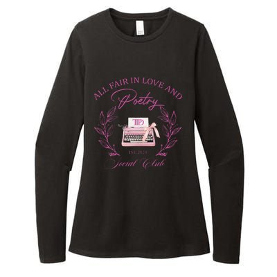 In Love And Poetry Social Club Womens CVC Long Sleeve Shirt