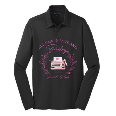 In Love And Poetry Social Club Silk Touch Performance Long Sleeve Polo