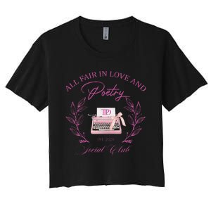 In Love And Poetry Social Club Women's Crop Top Tee