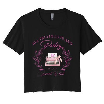 In Love And Poetry Social Club Women's Crop Top Tee