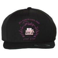 In Love And Poetry Social Club Wool Snapback Cap