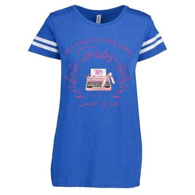 In Love And Poetry Social Club Enza Ladies Jersey Football T-Shirt