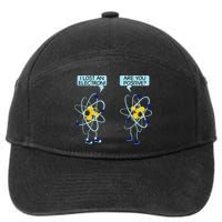 I Lost An Electron Are You Positive Chemistry Math Funny 7-Panel Snapback Hat