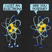 I Lost An Electron Are You Positive Chemistry Math Funny Adult Drive Performance Visor