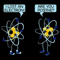 I Lost An Electron Are You Positive Chemistry Math Funny Flat Bill Trucker Hat