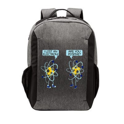 I Lost An Electron Are You Positive Chemistry Math Funny Vector Backpack