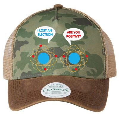 I've Lost An Electron Are You Positive Funny Chemist Legacy Tie Dye Trucker Hat