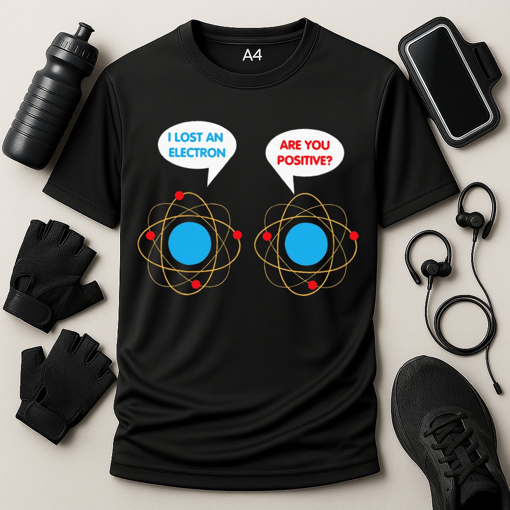 I've Lost An Electron Are You Positive Funny Chemist Performance Shirt