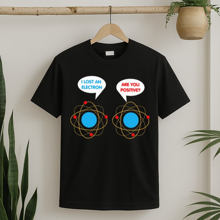 I've Lost An Electron Are You Positive Funny Chemist T-Shirt