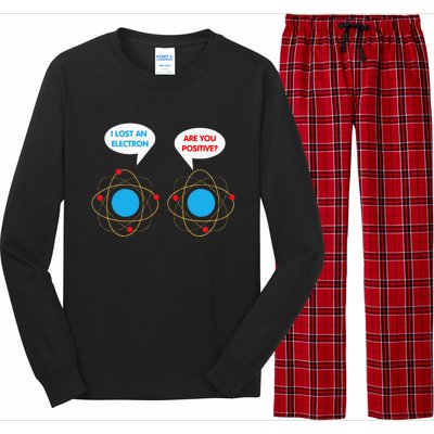 I've Lost An Electron Are You Positive Funny Chemist Long Sleeve Pajama Set