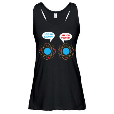I've Lost An Electron Are You Positive Funny Chemist Ladies Essential Flowy Tank