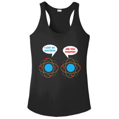 I've Lost An Electron Are You Positive Funny Chemist Ladies PosiCharge Competitor Racerback Tank