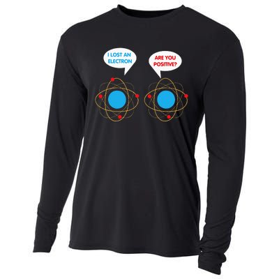 I've Lost An Electron Are You Positive Funny Chemist Cooling Performance Long Sleeve Crew