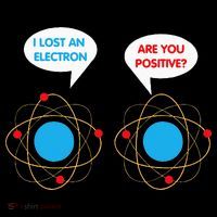 I've Lost An Electron Are You Positive Funny Chemist Poster