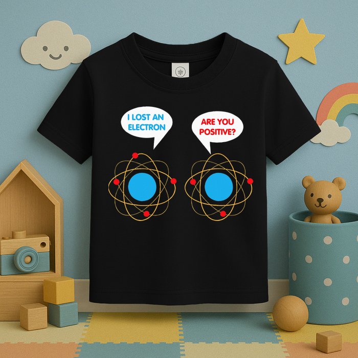 I've Lost An Electron Are You Positive Funny Chemist Toddler T-Shirt