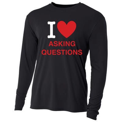 I Love Asking Questions Cooling Performance Long Sleeve Crew