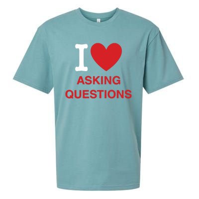 I Love Asking Questions Sueded Cloud Jersey T-Shirt