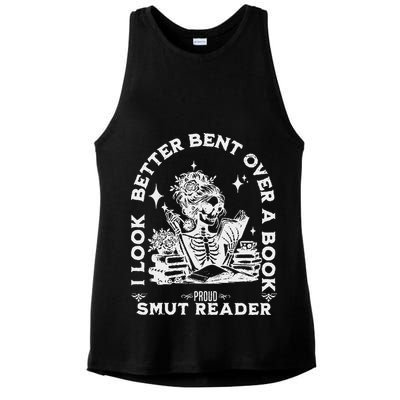 I Look Better Bent Over A Book Smut Reader Ladies PosiCharge Tri-Blend Wicking Tank
