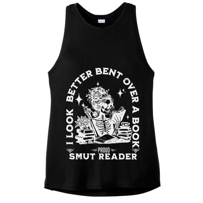 I Look Better Bent Over A Book Smut Reader Ladies PosiCharge Tri-Blend Wicking Tank