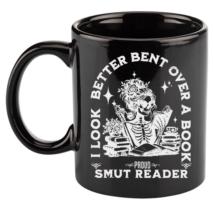 I Look Better Bent Over A Book Smut Reader 11oz C Handle Ceramic Mug