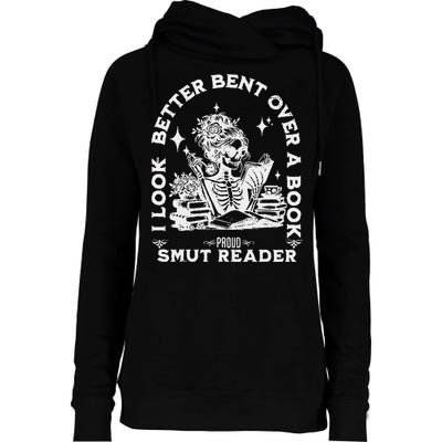 I Look Better Bent Over A Book Smut Reader Womens Funnel Neck Pullover Hood