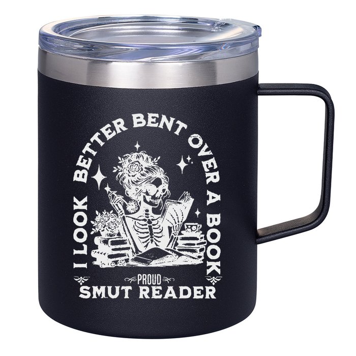 I Look Better Bent Over A Book Smut Reader 12oz Stainless Steel Coffee Mug