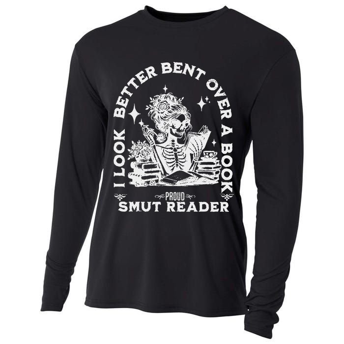 I Look Better Bent Over A Book Smut Reader Cooling Performance Long Sleeve Crew