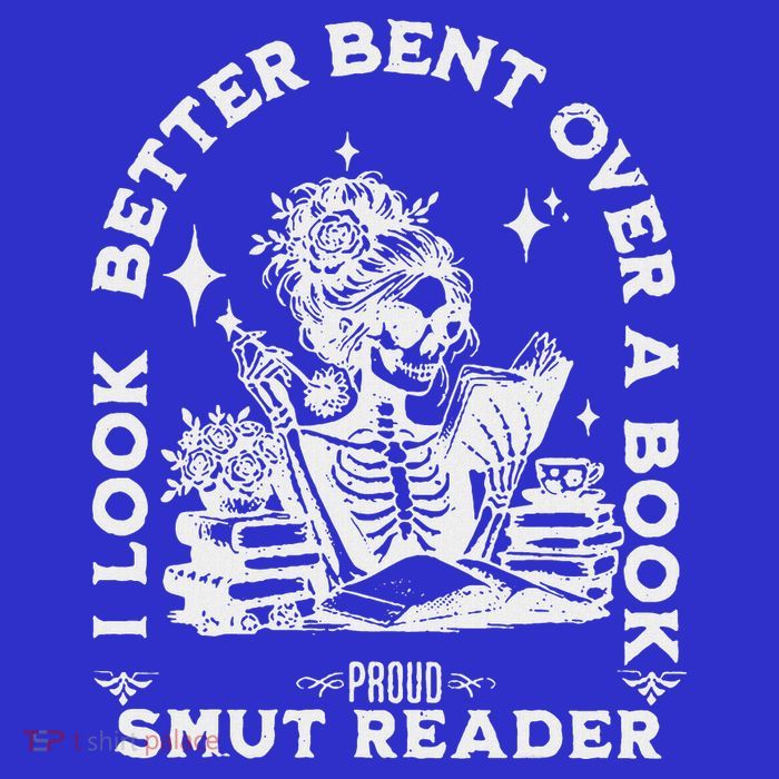 I Look Better Bent Over A Book Smut Reader Women's V-Neck T-Shirt
