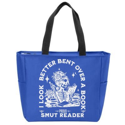 I Look Better Bent Over A Book Smut Reader Zip Tote Bag