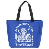 I Look Better Bent Over A Book Smut Reader Zip Tote Bag