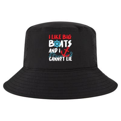 I Like Big Boats And I Cant Lie Cool Comfort Performance Bucket Hat