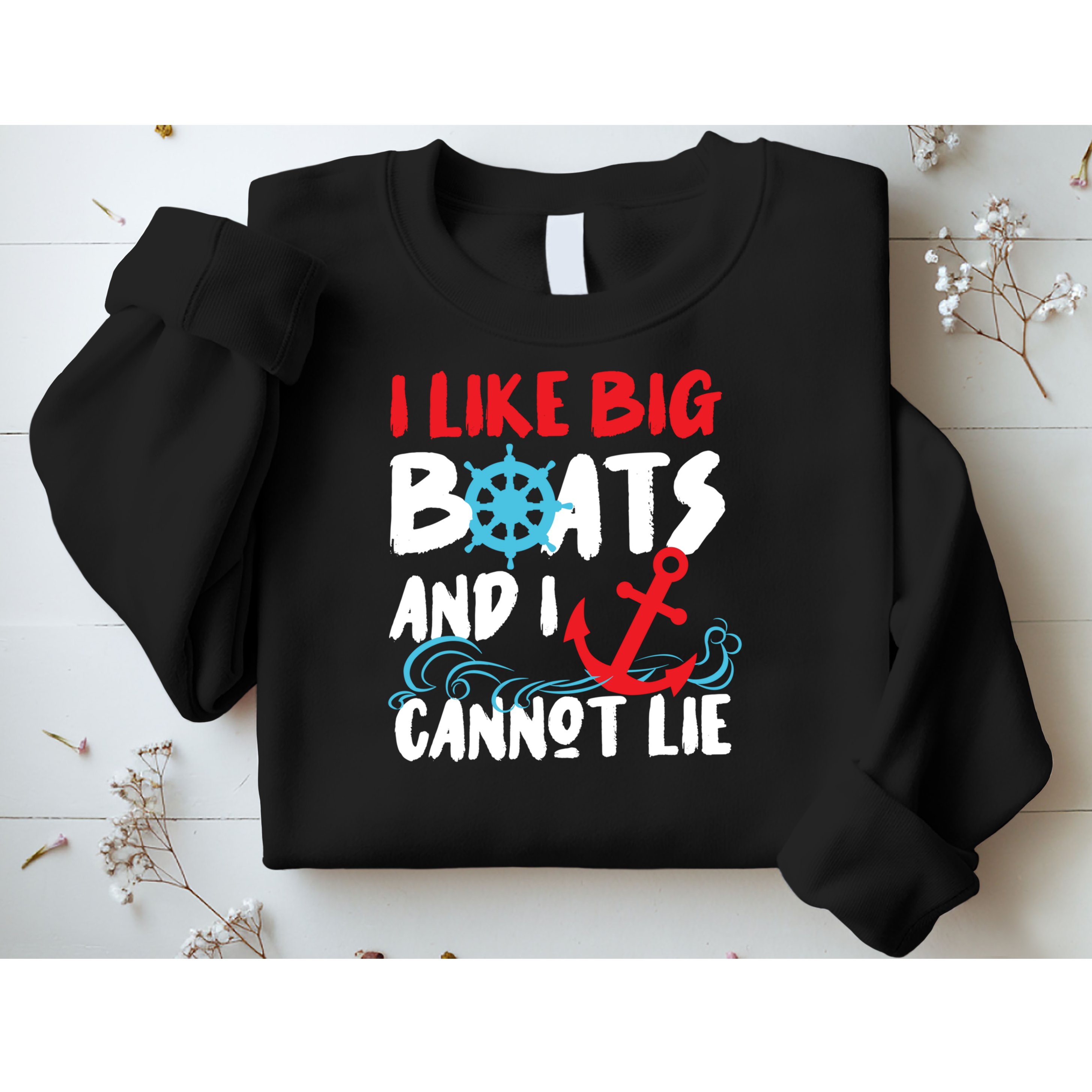 I Like Big Boats And I Cant Lie Sweatshirt