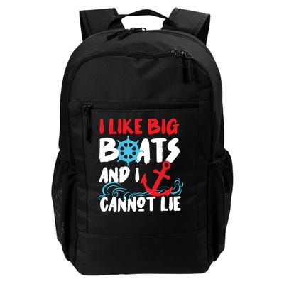 I Like Big Boats And I Cant Lie Backpack